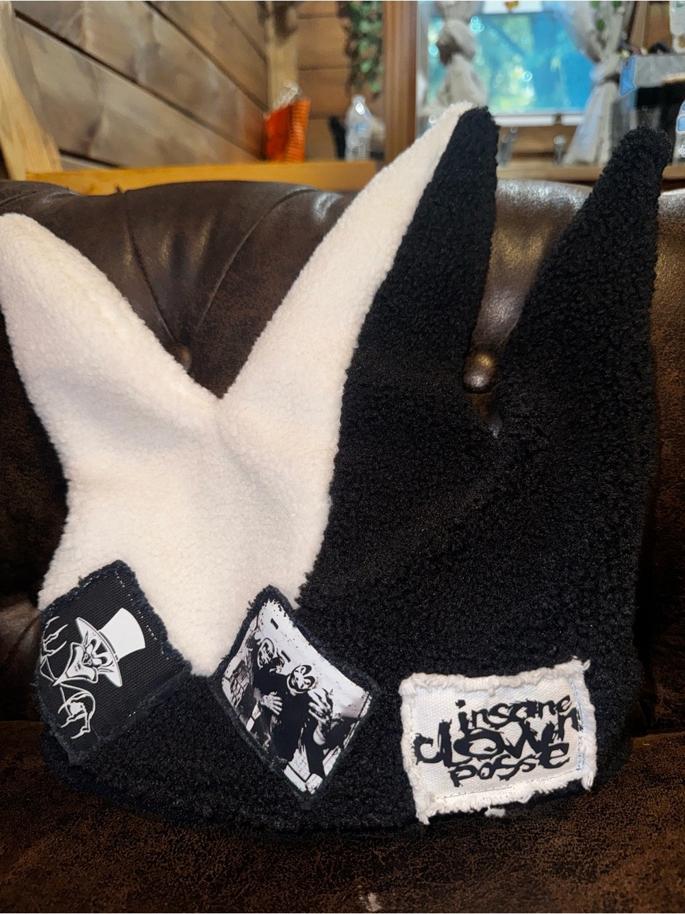 Dolls Kill x Insane Clown Posse Harlequin Fleece Beenie Hat
